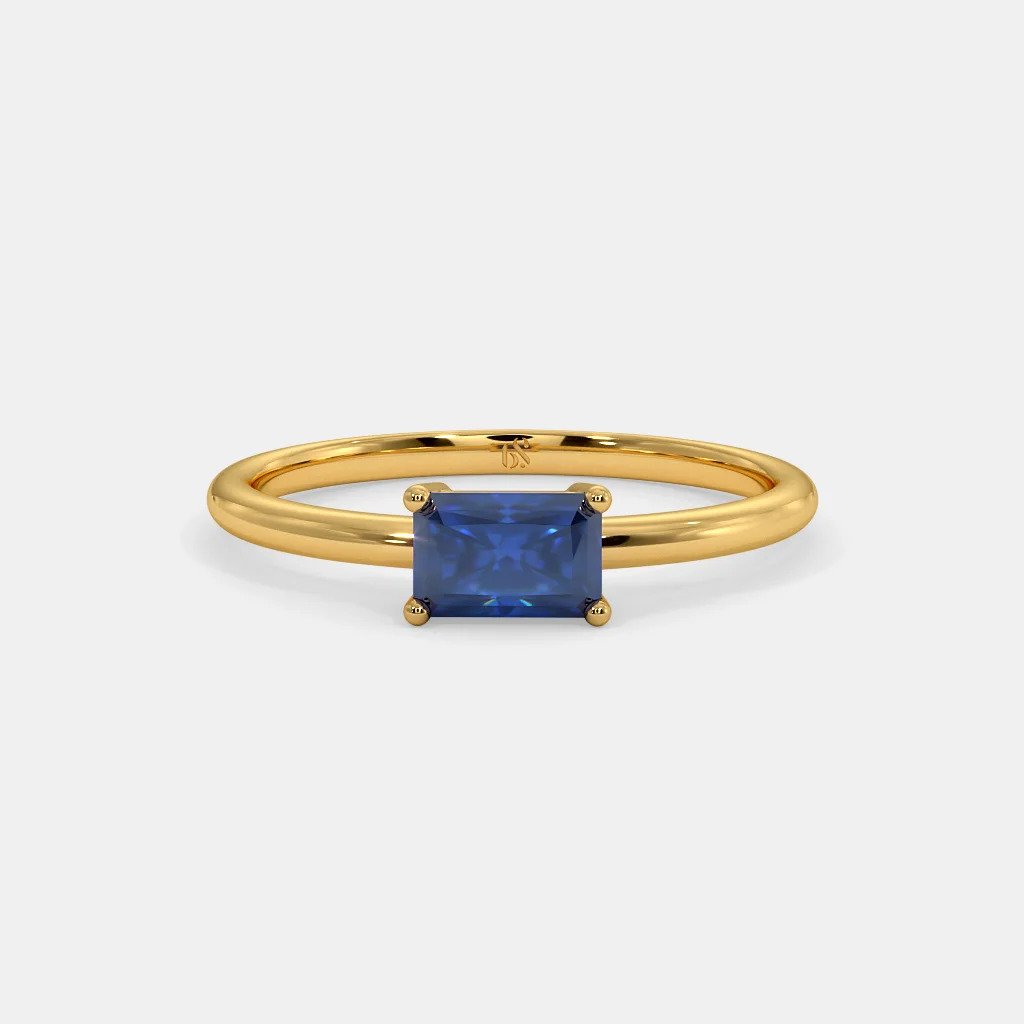 Bluesapphire Cut Ring