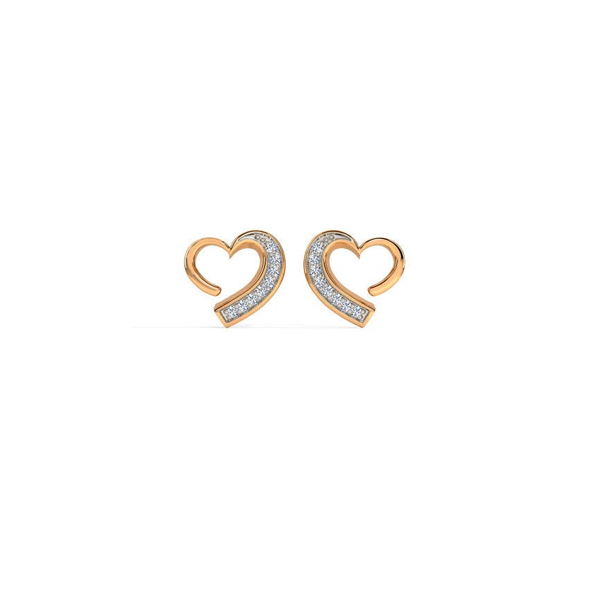 Heart Shaped Earring 925 Silver