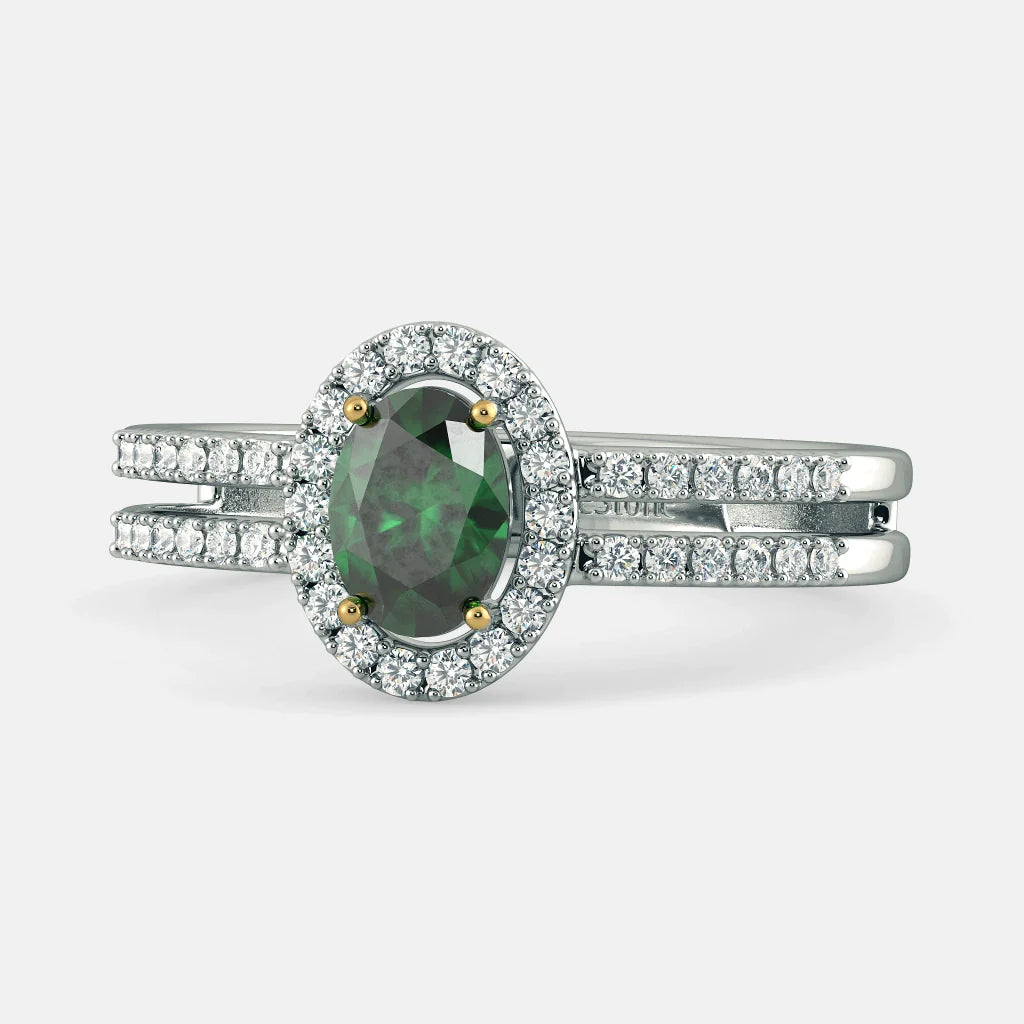 Luxuis Emerald Charm Ring