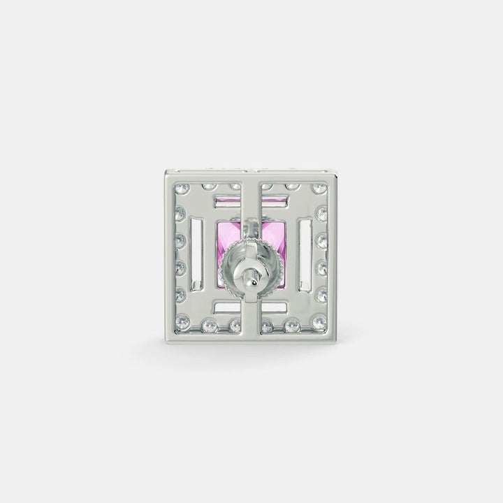 Serena Pink Sapphire Studs 925 Silver