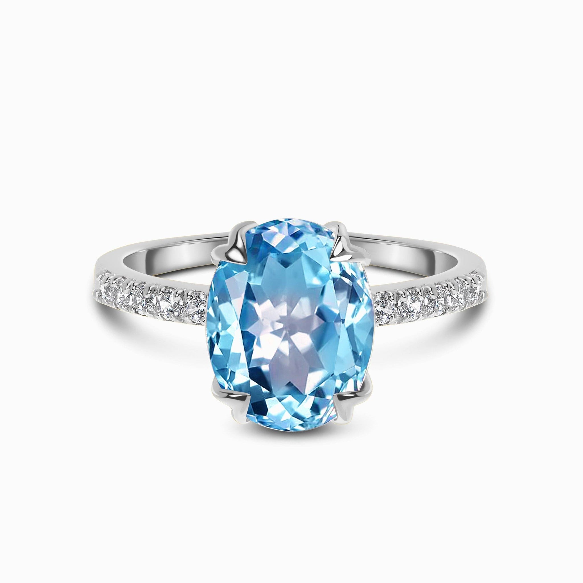 Magic Blue Topaz Ring