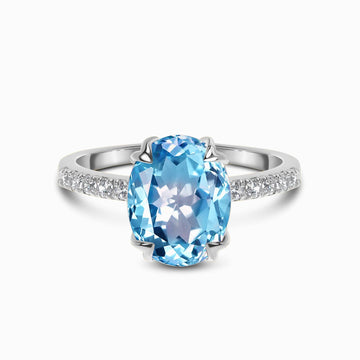 Magic Blue Topaz Ring