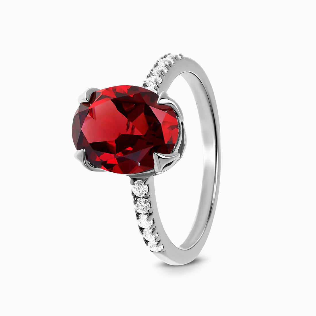 Magic Red Garnet Ring