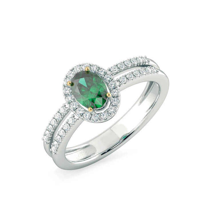 Luxuis Emerald Charm Ring