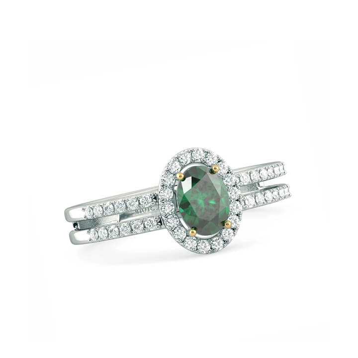 Luxuis Emerald Charm Ring