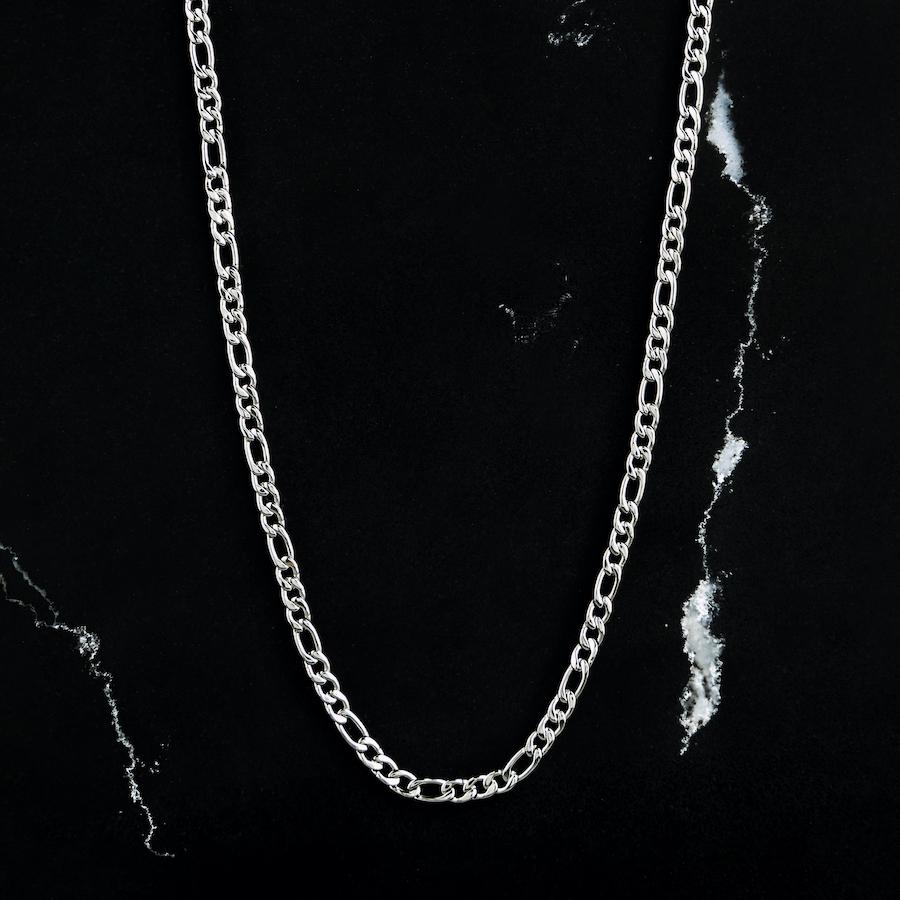 Silver Figaro Chain