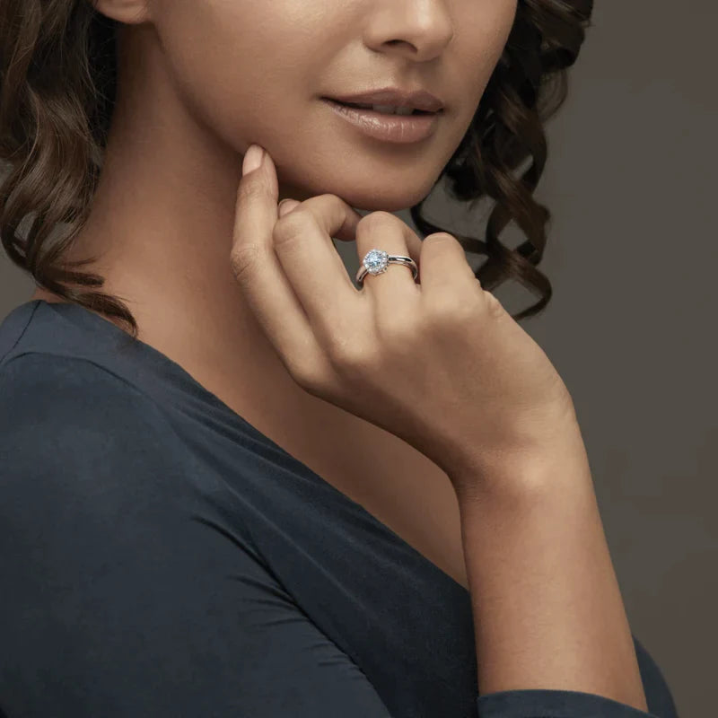 The Dazzle Aqua Marine Ring