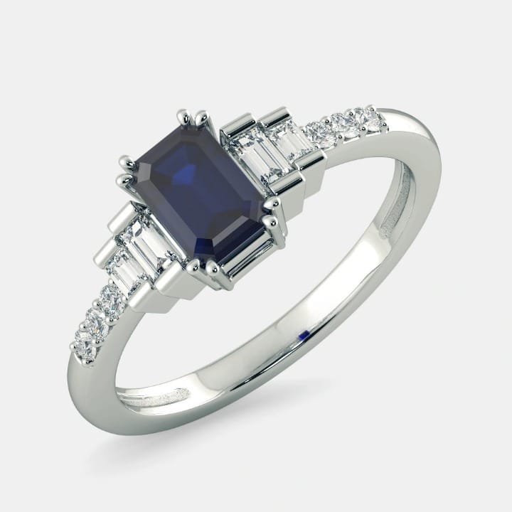 Exemplary Sapphire Bluesapphire Ring