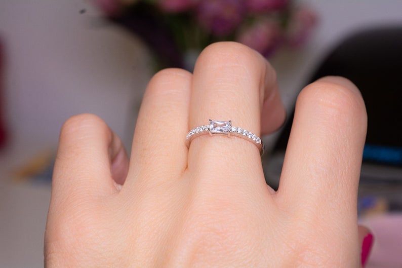 Luxuis Zircon Cut Ring