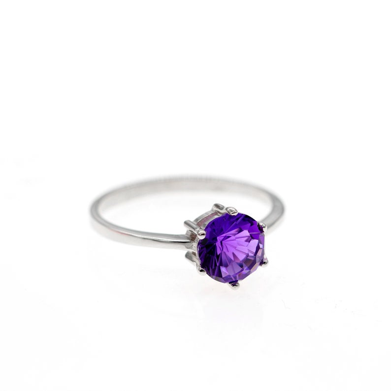 Morris Inspired Amethyst Ring