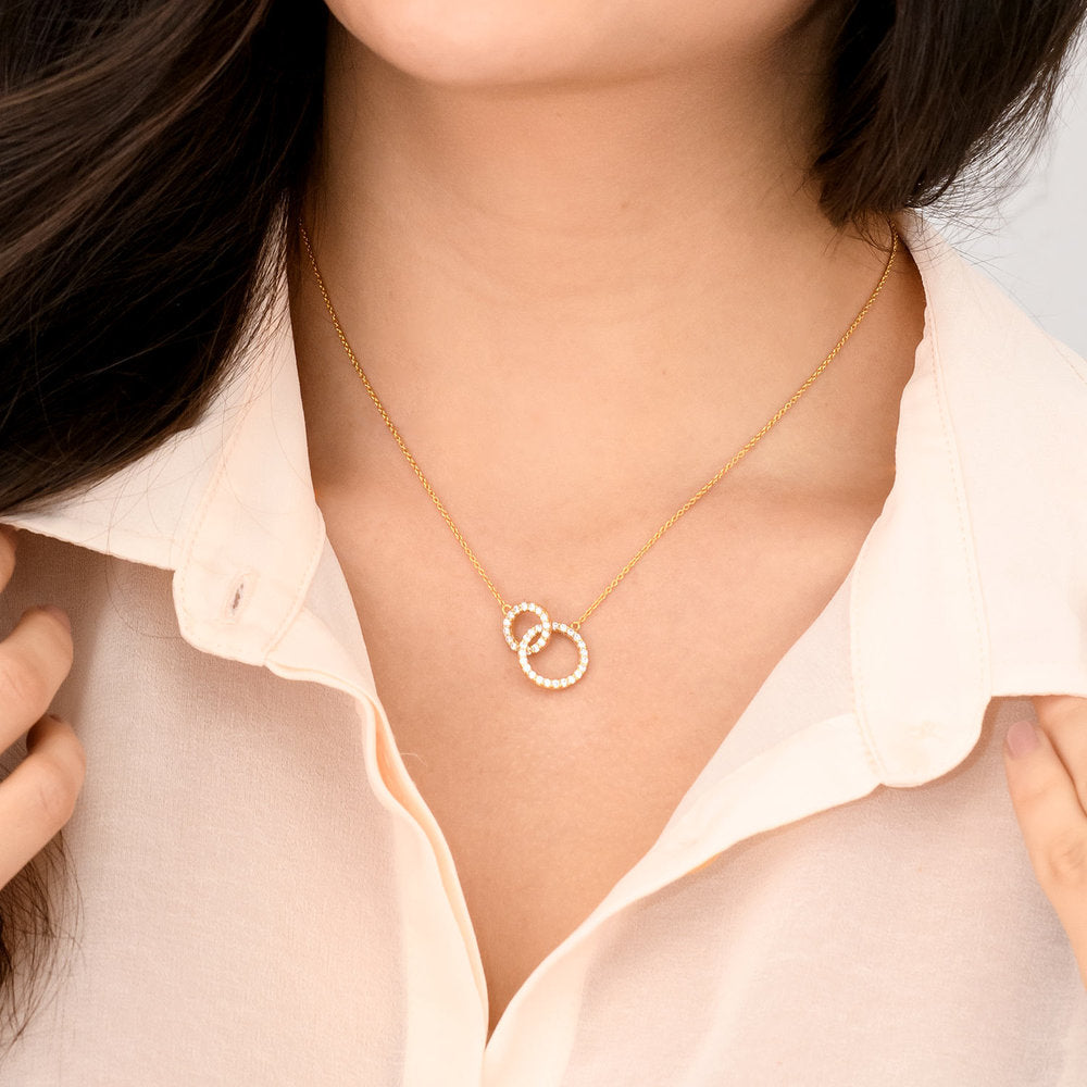 Double Eclipse Necklace