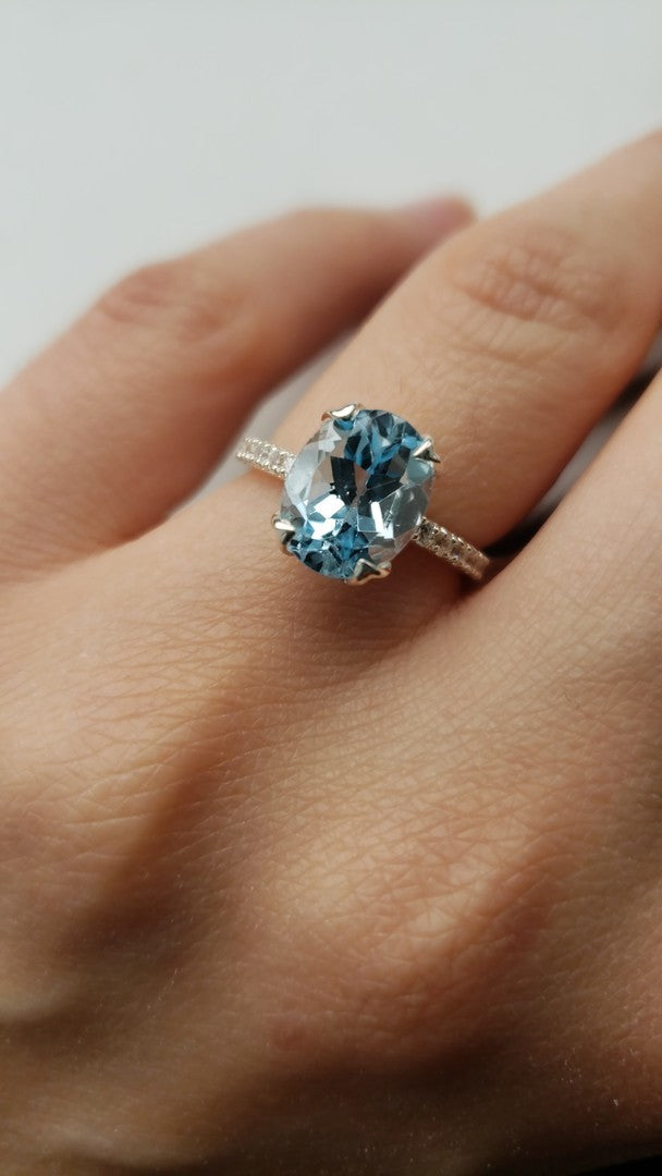 Magic Blue Topaz Ring